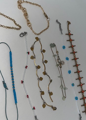 Renkli Boncuklu Bohem Kadın bileklik set - Görsel 5