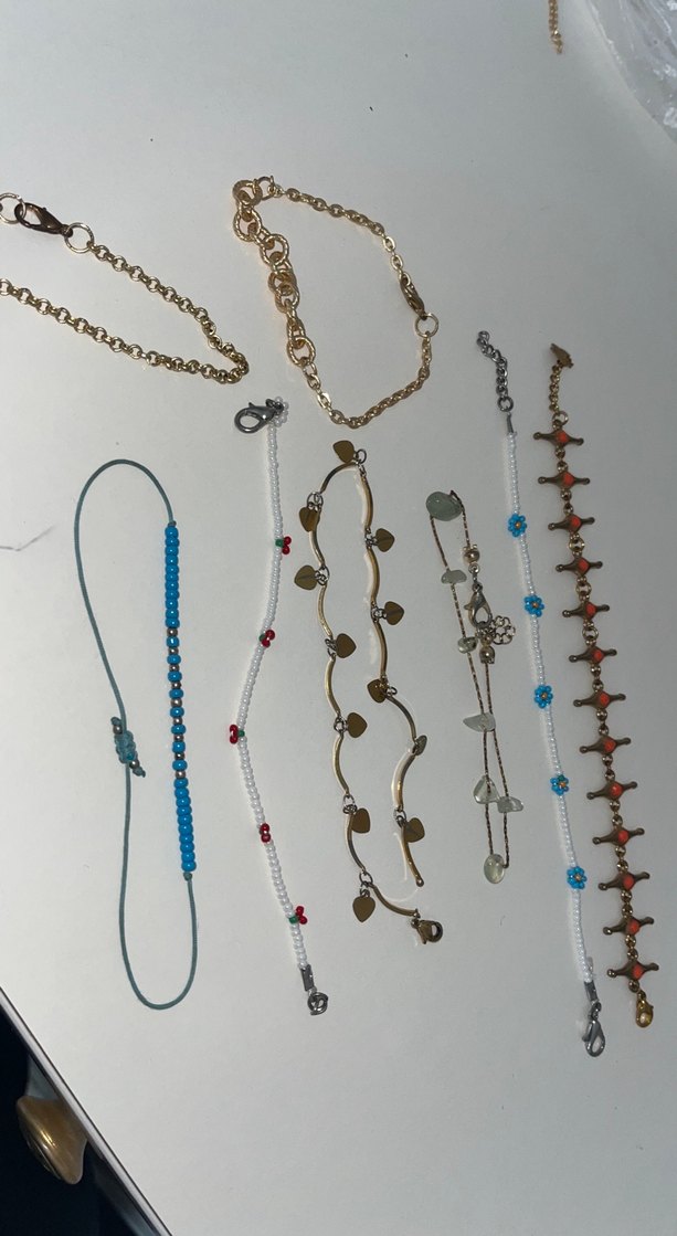 Renkli Boncuklu Bohem Kadın bileklik set - Görsel 2