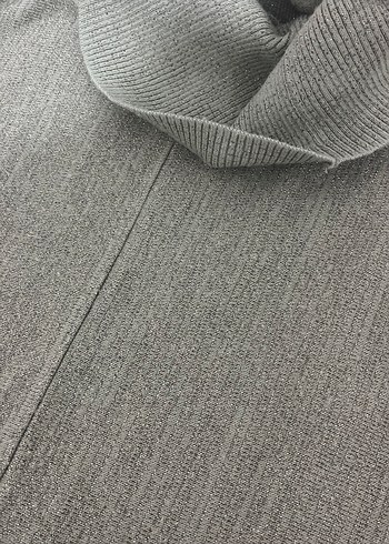 Yeşil Parlak Balıkçı Yaka Örgü Kadın Kazak - Görsel 4