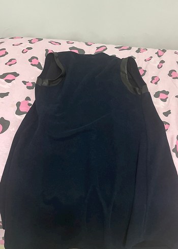 Fermuarlı lacivert Kadın Yelek - Görsel 5