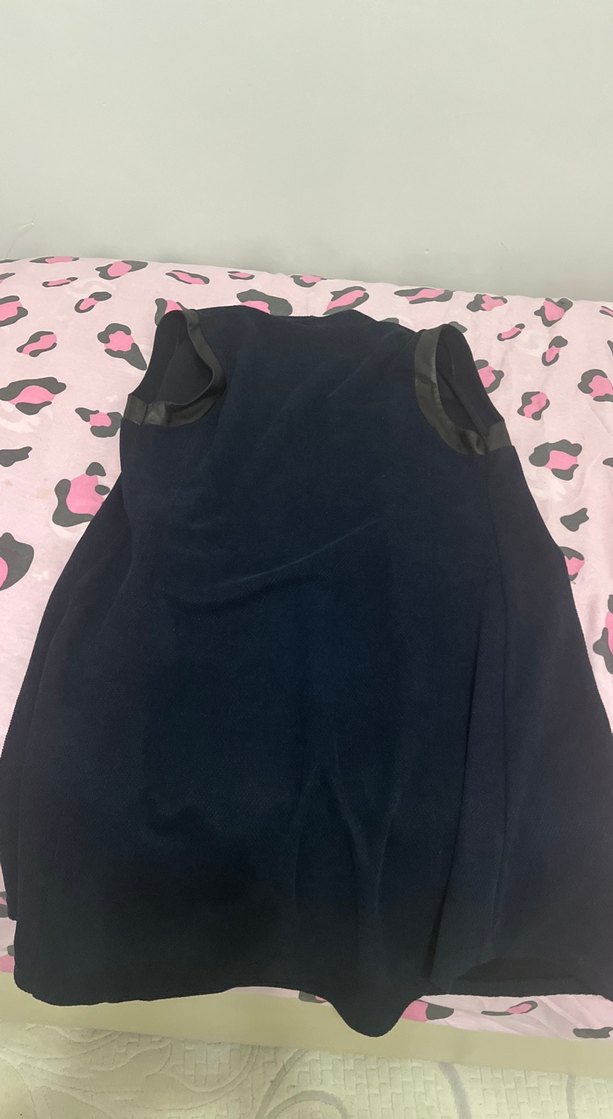 Fermuarlı lacivert Kadın Yelek - Görsel 5