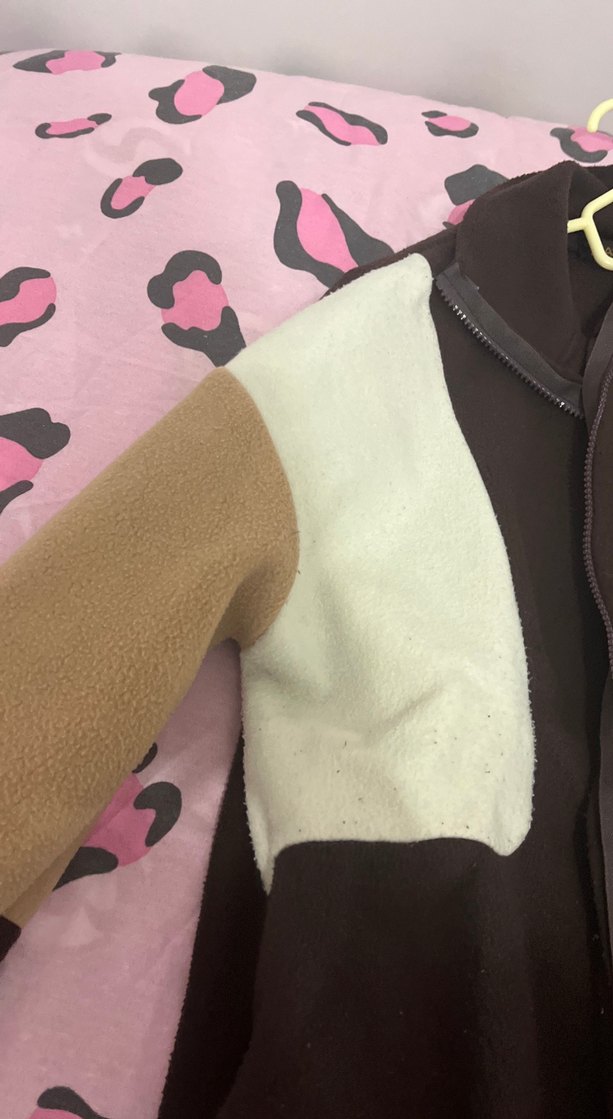 Kadın Kahverengi Yüksek Yakalı Fermuarlı Ceket - Görsel 2