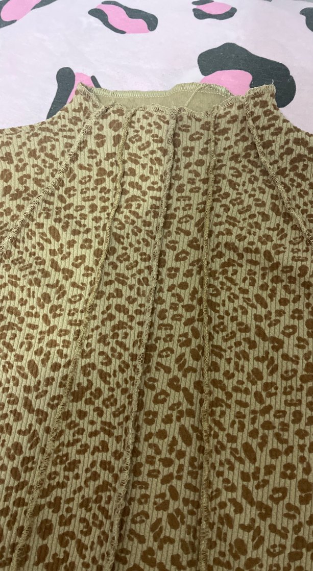 Kadın leopar yarım boğaz kışlık kazak - Görsel 3