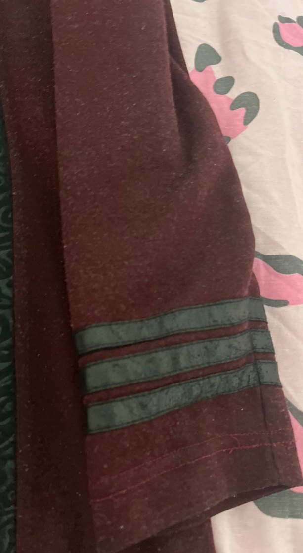 Bordo kadın palto uzun tesettür - Görsel 5