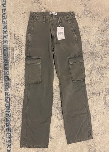 pull&bear kargo pantolon - Görsel 2