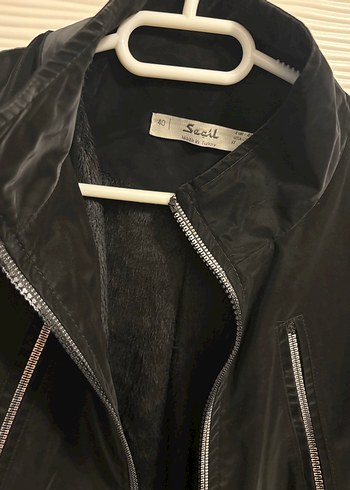 Siyah Midi Kadın Ceket - Görsel 2