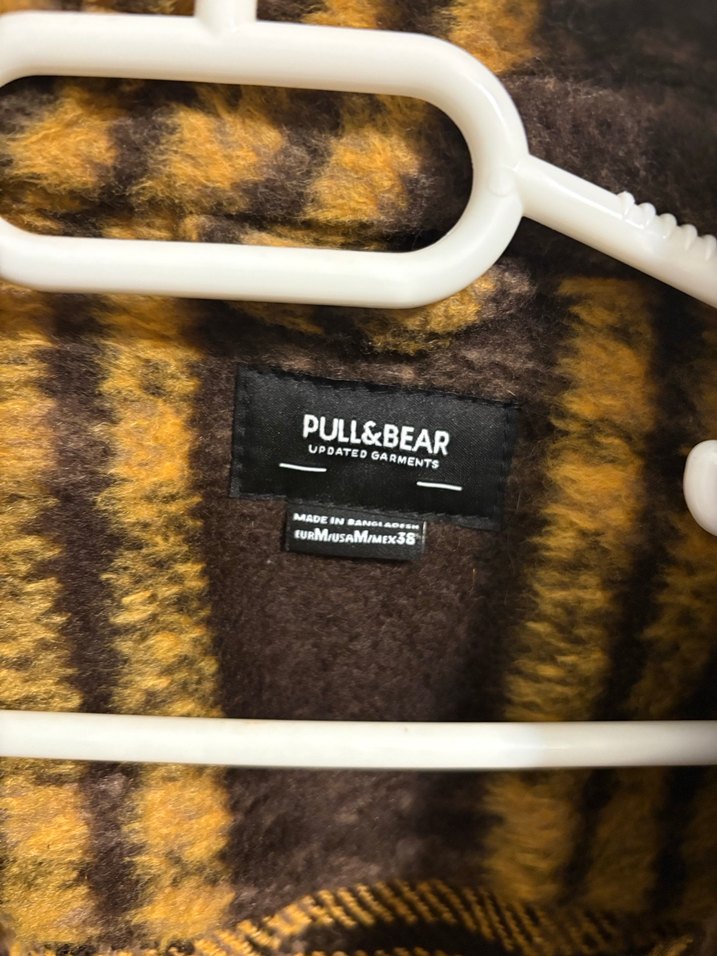Düğmeli Kahverengi Kadın Oversize Gömlek - Görsel 2