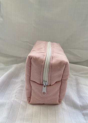 Pembe tavşan detaylı makyaj çantası - Görsel 3