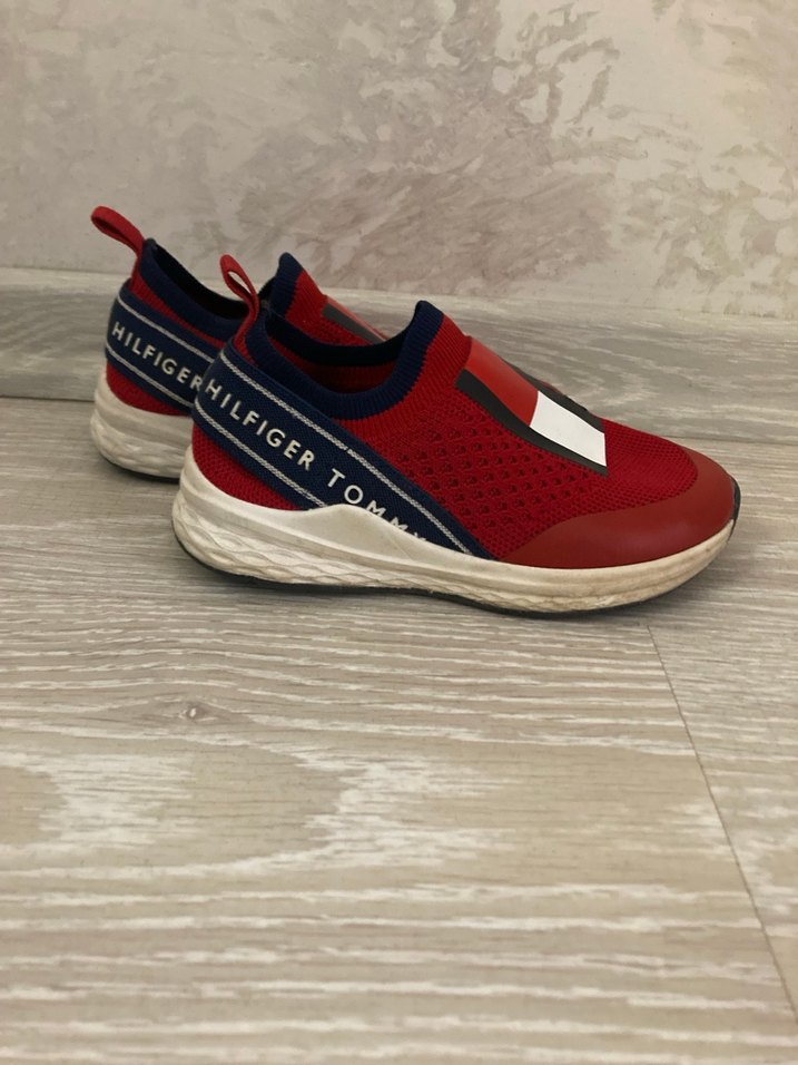 Kırmızı Spor Ayakkabı Velcro Bağlı - Görsel 2