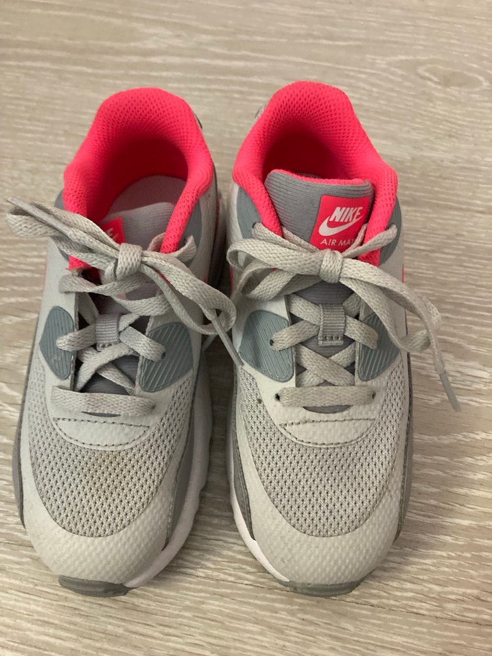 Kız Çocuk Gri Elastik Bağcıklı Spor Ayakkabı - Görsel 4