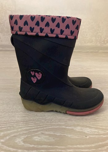 Kız Çocuk Çok Renkli Işıklı Kauçuk Bot - Görsel 2