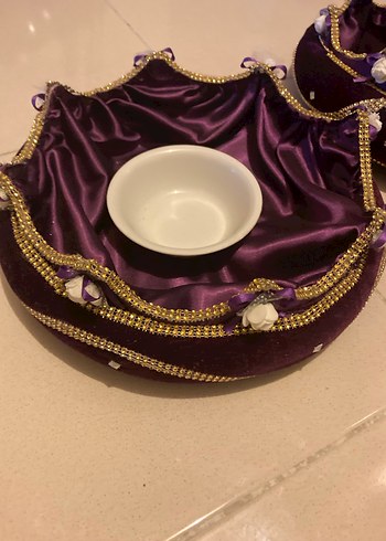 Mor Parlak Sepet ve Saklama Çantası - Görsel 3