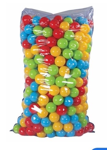 Renkli Plastik Oyun Topları Seti - Görsel 2