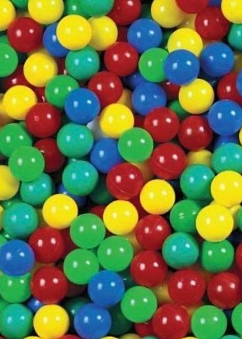 Renkli Plastik Oyun Topları Seti - Görsel 3