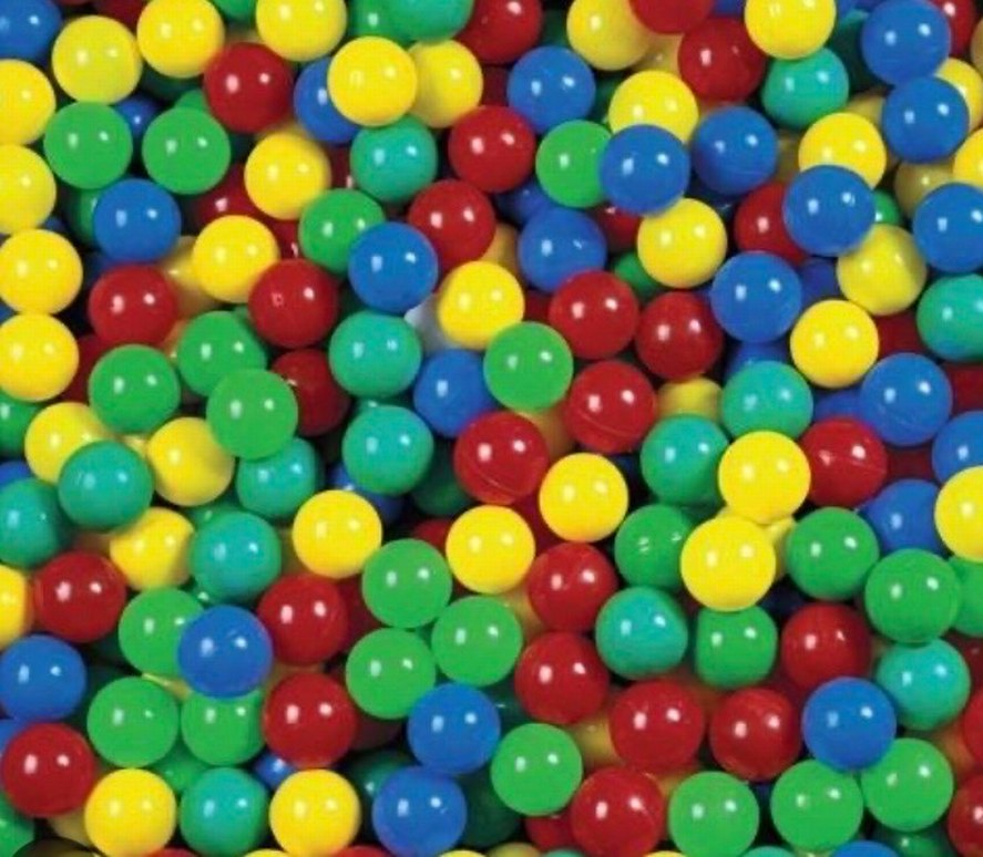 Renkli Plastik Oyun Topları Seti - Görsel 3