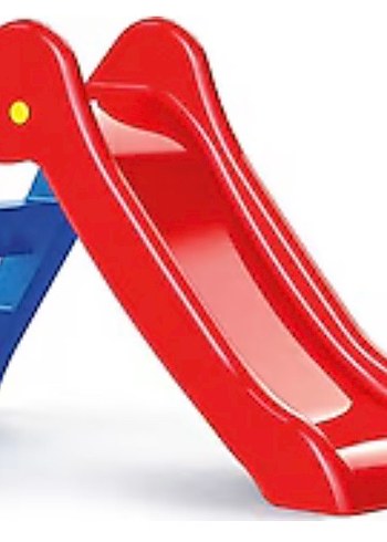 Renkli Kırmızı Çocuk Kaydırağı - Görsel 2