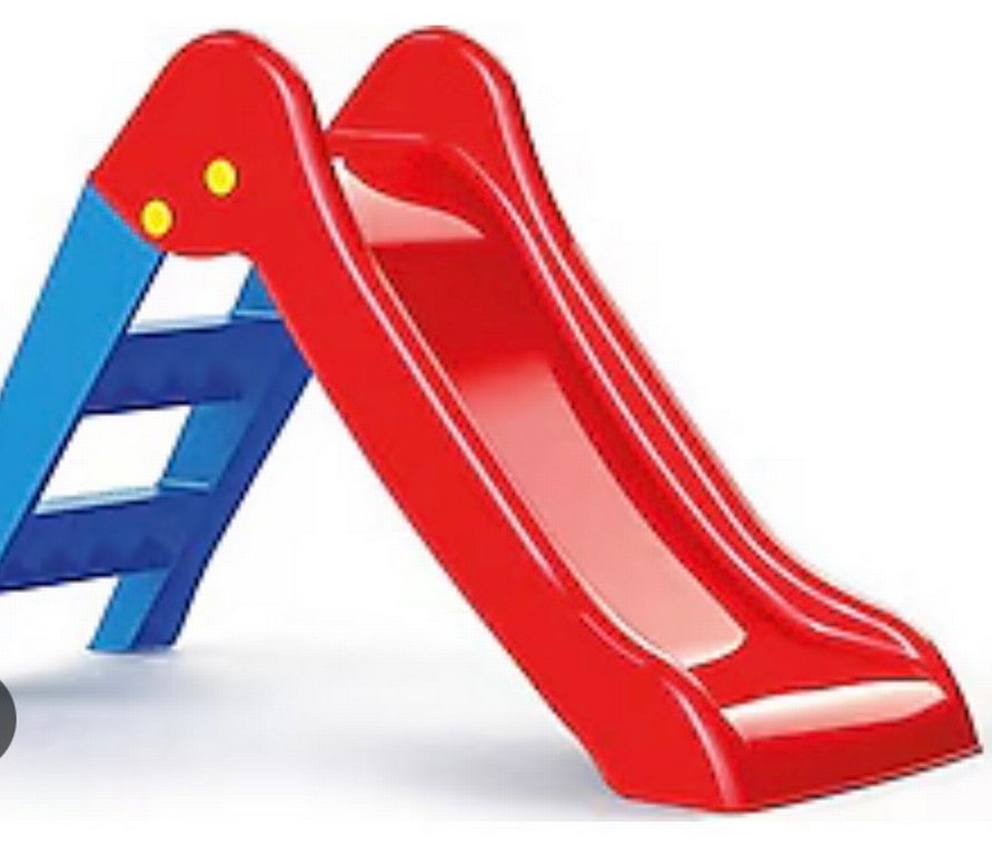 Renkli Kırmızı Çocuk Kaydırağı - Görsel 2