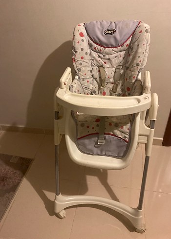 Gri Desenli Kraft Bebek Mama Sandalyesi - Görsel 5