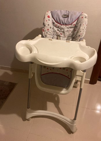 Gri Desenli Kraft Bebek Mama Sandalyesi - Görsel 9