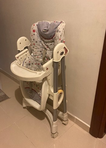 Gri Desenli Kraft Bebek Mama Sandalyesi - Görsel 8