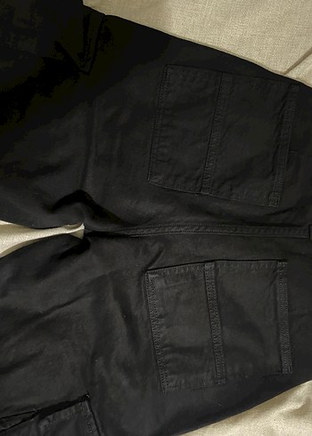 Siyah Kargo Pantolon - Görsel 5