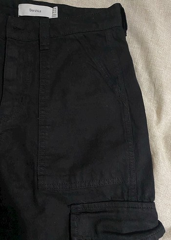 Siyah Kargo Pantolon - Görsel 3