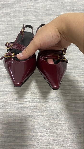 38 Beden Bordo ayakkabı