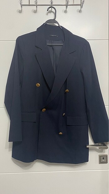 Lacivert blazer