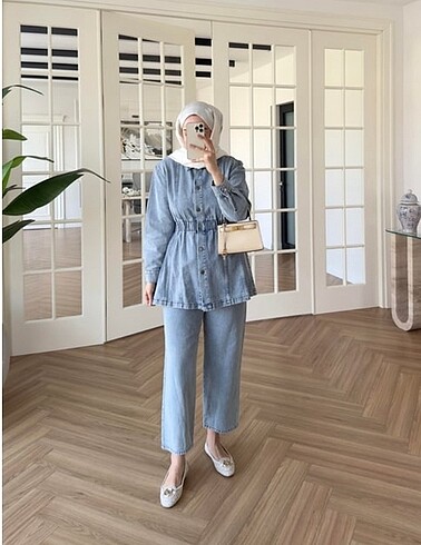 Denim takım