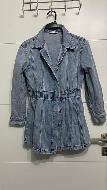 38 Beden mavi Renk Denim takım