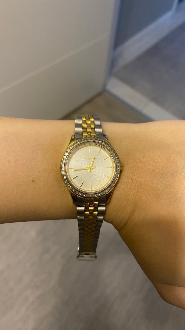 Altın Renkli Klasik Kadın Kol Saati - Görsel 2