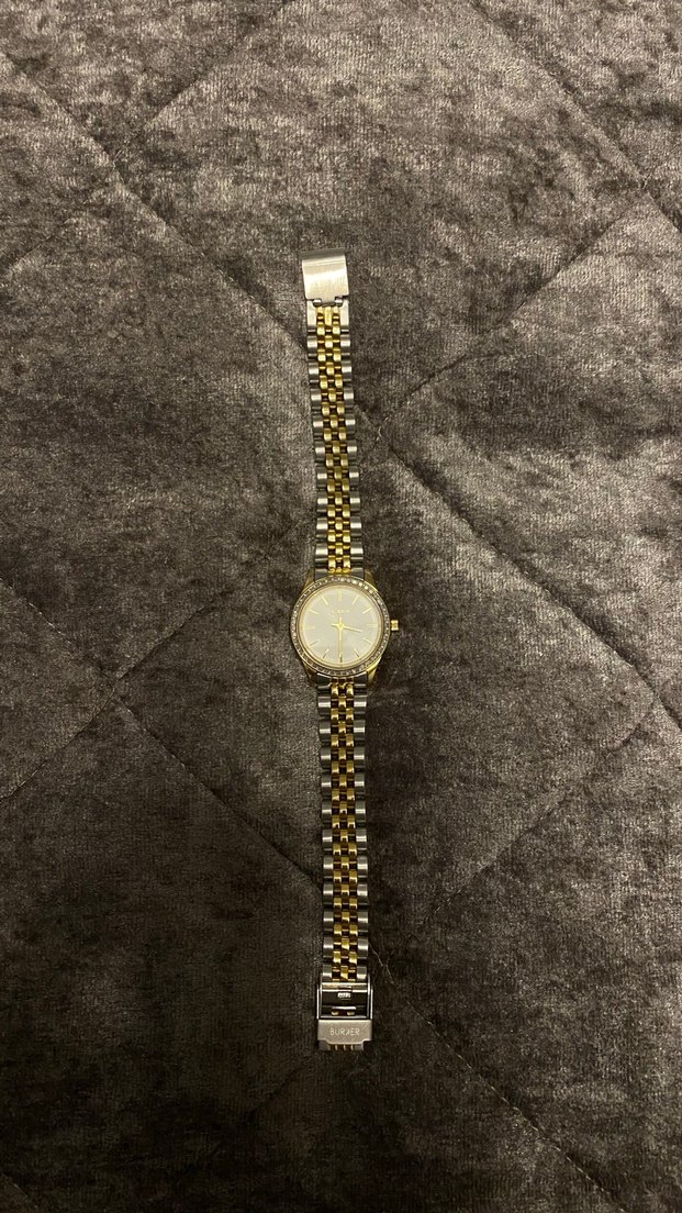 Altın Renkli Klasik Kadın Kol Saati - Görsel 3