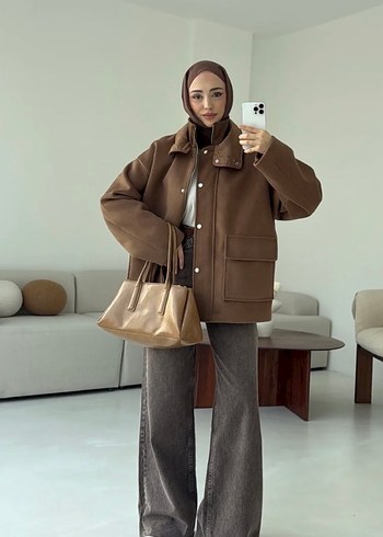 Kestane renk kaban - Görsel 2