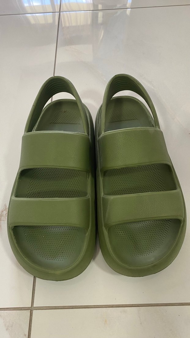 Mavi Kemerli Kauçuk Sandalet - Görsel 3