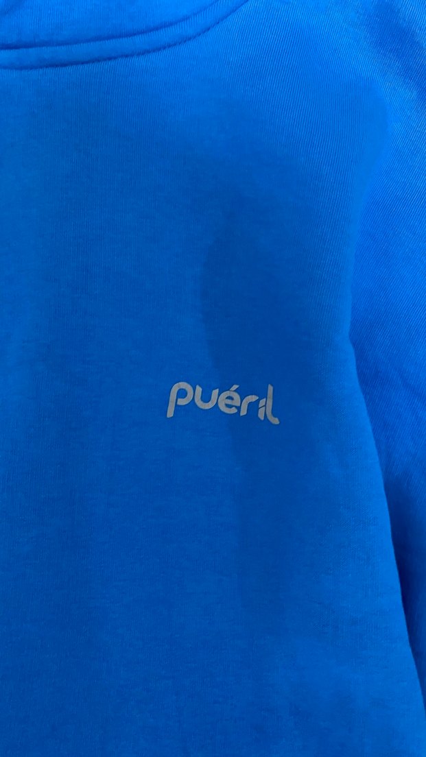 Kadın Mavi Rahat Kesim Eşofman Takımı - Görsel 4