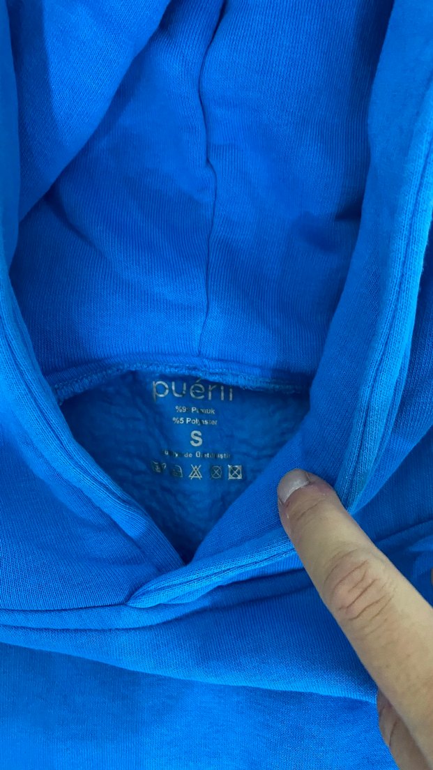 Kadın Mavi Rahat Kesim Eşofman Takımı - Görsel 5