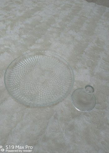 Gri Desensiz Cam Servis Tabağı - Görsel 4