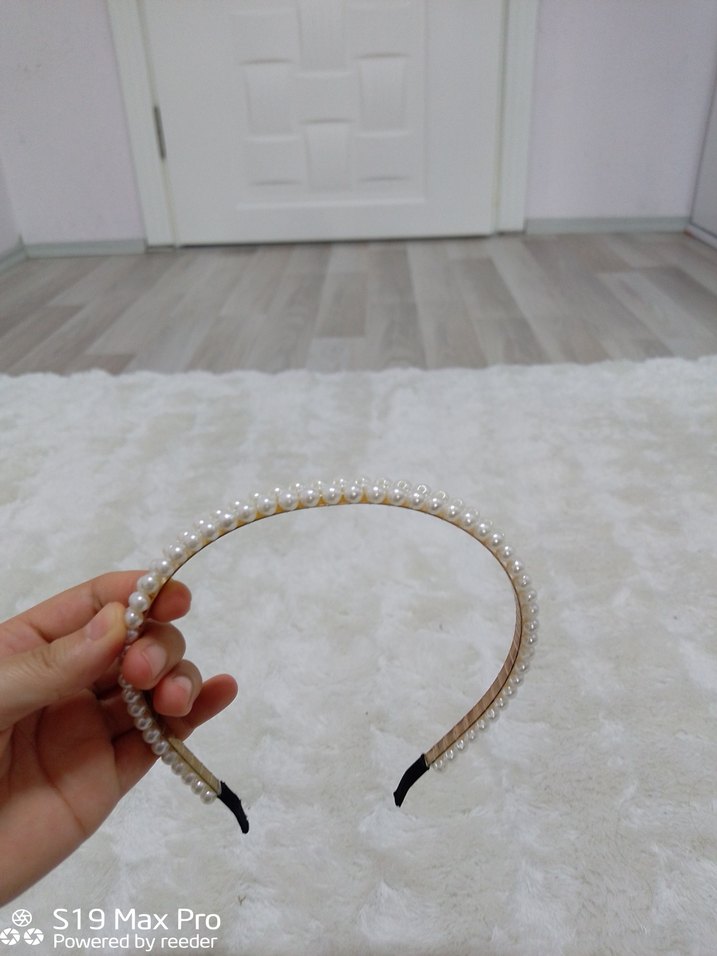 İnci Boncuklu  Klasik Taç - Görsel 2