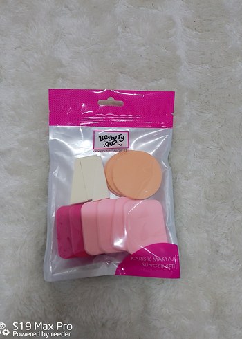 Pastel Pembe Makyaj Sünger Seti - Görsel 3