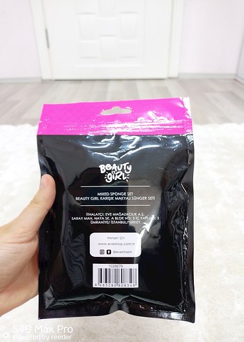 Pastel Pembe Makyaj Sünger Seti - Görsel 2