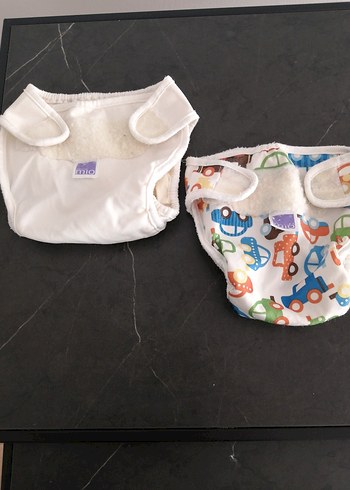 Renkli Desenli ve Beyaz Bebek bezi - Görsel 3