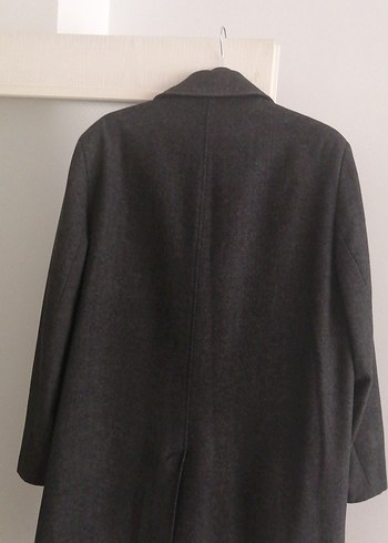 Almanya. Commander marka Gri Düğmeli Erkek Yün Kaban - Görsel 4