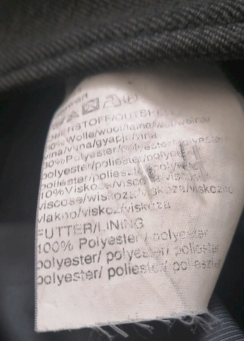 Almanya. Commander marka Gri Düğmeli Erkek Yün Kaban - Görsel 6