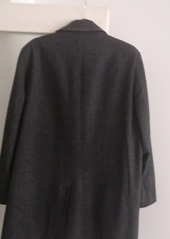 Almanya. Commander marka Gri Düğmeli Erkek Yün Kaban - Görsel 3