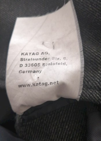 Almanya. Commander marka Gri Düğmeli Erkek Yün Kaban - Görsel 5