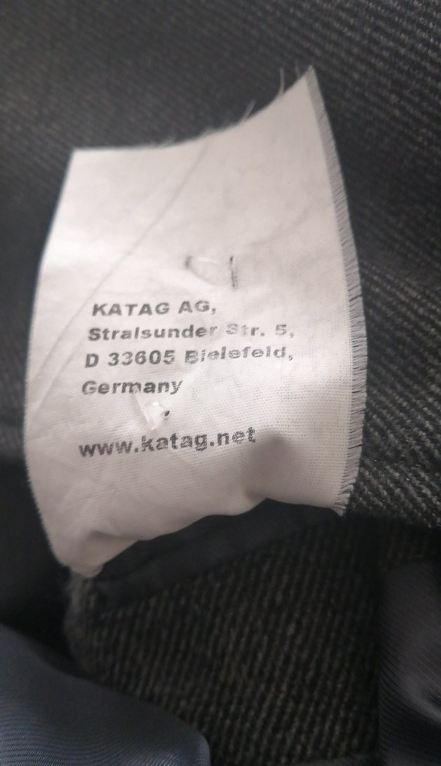 Almanya. Commander marka Gri Düğmeli Erkek Yün Kaban - Görsel 5