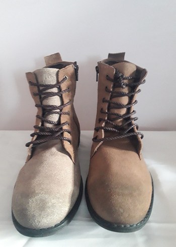 Bej Süet Erkek Bot 41numara lumberjack - Görsel 2