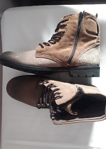 Bej Süet Erkek Bot 41numara lumberjack - Görsel 7