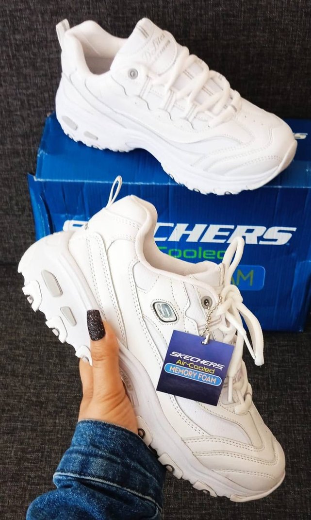 Beyaz Bağcıklı Kadın Sneakers 37. 39 numaralar - Görsel 5