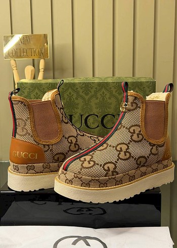 GUCCİ Bayan Bot İthal yüksek kalite - Görsel 3